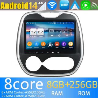 Renault Captur MK1 (2014-2019) Android Radio Nachrüsten mit 9 Zoll Display