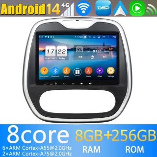 Renault Captur MK1 (2014-2019) Android Radio Nachrüsten mit 9 Zoll Display