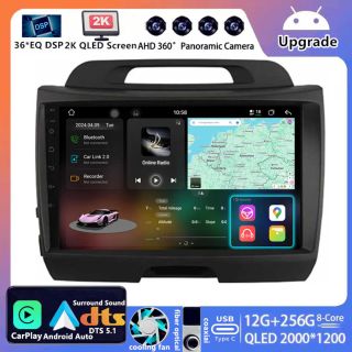 Kia Sportage 3 SL (2010–2016) Android Autoradio Upgrade mit DAB+ CarPlay Android Auto-1