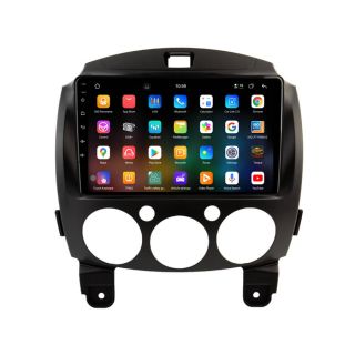 Für Mazda 2 (DE) (2007–2014): 9 Zoll 2K QLED Android Radio mit DAB+ & CarPlay