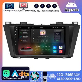 Mazda 5 CW (2010–2015) Android Autoradio Upgrade mit DAB+ CarPlay Android Auto-1