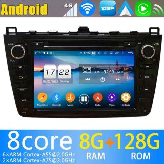 Mazda 6 GH (2007-2012) Android Radio Nachrüsten Android Auto CarPlay DAB+ -1