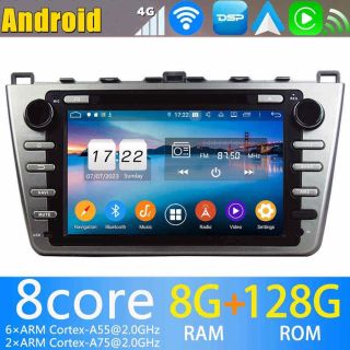 Mazda 6 GH (2007-2012) Android Radio Nachrüsten Android Auto CarPlay DAB+ -1
