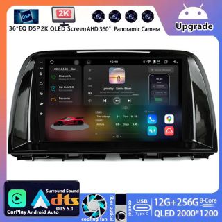 Mazda 6 GJ (2013–2015) Android Autoradio Upgrade mit DAB+ CarPlay Android Auto-1