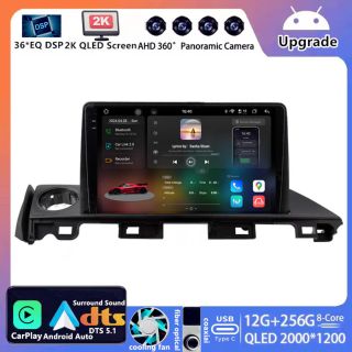 Mazda 6 GJ (2015–2018) Android Autoradio Upgrade mit DAB+ CarPlay Android Auto-1
