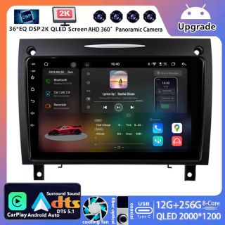 Mercedes SLK R171 (2004–2011) Android Autoradio Upgrade mit 2K QLED Display