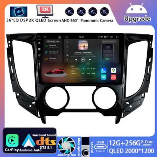 Mitsubishi L200 (2015–2019) Android Autoradio Upgrade mit DAB+ CarPlay Android Auto-1