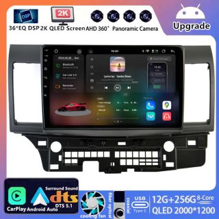 Mitsubishi Lancer 8 (2008–2017) Android Autoradio Upgrade mit DAB+ CarPlay Android Auto-1