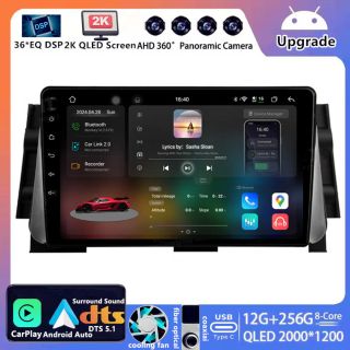 Nissan Micra K14 (2017–2023) Android Autoradio Upgrade mit DAB+ CarPlay Android Auto-1