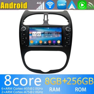 Peugeot 206 206CC 206SW (ab 1998) Android Radio Nachrüsten mit DAB+ Android Auto CarPlay -1