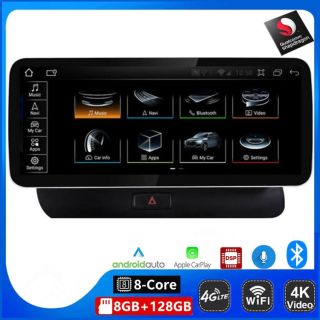 Audi Q5 8R (ab 2008) Android Radio Nachrüsten mit CarPlay Android Auto DAB+ 12,3" Display-1