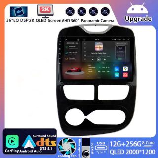 Renault Clio 4 (2012–2020) Android Autoradio Upgrade mit DAB+ CarPlay Android Auto-1