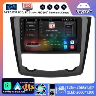 Für Renault Kadjar (ab 2015): 9 Zoll 2K QLED Android Radio mit DAB+ & CarPlay