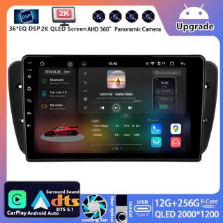 Seat Ibiza 6J (2008–2015) Android Autoradio Upgrade mit 2K QLED Display