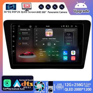 Skoda Rapid (2012–2019) Android Autoradio Upgrade mit 2K QLED Display