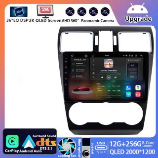 Für Subaru XV (G4) (2012–2017): 9 Zoll 2K QLED Android Radio mit DAB+ & CarPlay