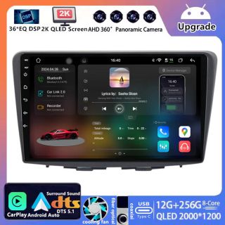 Für Suzuki Baleno 2 (2016–2019): 9 Zoll 2K QLED Android Radio mit DAB+ & CarPlay