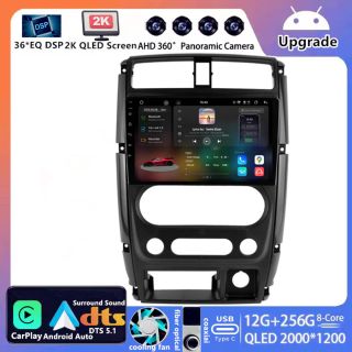 Für Suzuki Jimny 3 FJ (2005–2019): 9 Zoll 2K QLED Android Radio mit DAB+ & CarPlay