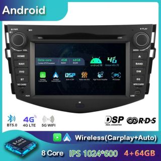 Toyota RAV4 III (2006-2012) Android Radio mit IPS Display