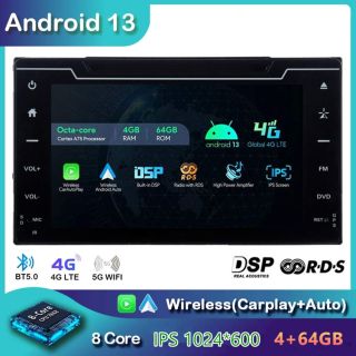 Android Radio zum Nachrüsten für Toyota Auris E180 (2016-2018) mit 8" IPS Display