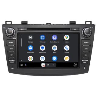 Mazda 3 Android Autoradio GPS Navigationsysteme mit IPS Display Bluetooth Lenkradfernbedienung DAB+ DSP WLAN 4G Wireless CarPlay - 8" Android 15 Autoradio DVD Player GPS Navigation für Mazda 3 BL (ab 2009)