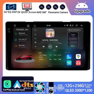Toyota Auris E18 (2016–2019) Android Autoradio Upgrade mit 2K QLED Display