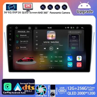 Für Toyota Avensis (T25) (2003–2009): 9 Zoll 2K QLED Android Radio mit DAB+ & CarPlay