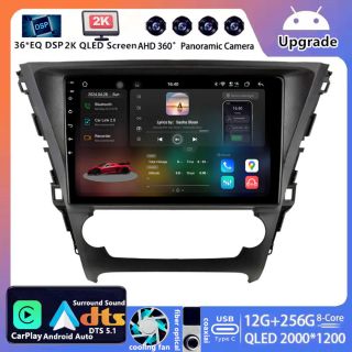 Für Toyota Avensis (T27) (2015–2018): 9 Zoll 2K QLED Android Radio mit DAB+ & CarPlay