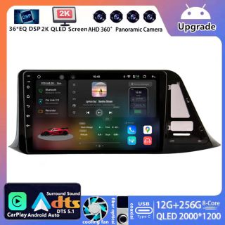 Toyota C-HR (X10) (2016–2023) Android Autoradio Upgrade mit 2K QLED Display