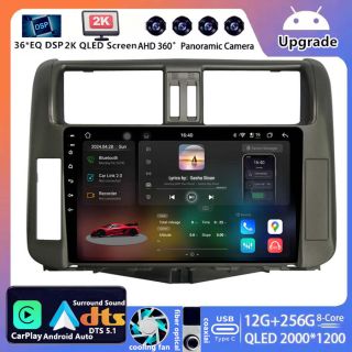 Toyota Land Cruiser Prado J150 (ab 2009) Android Autoradio Upgrade mit DAB+ CarPlay Android Auto-1