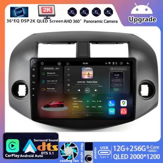 Toyota RAV4 III (XA30) (2006–2013) Android Autoradio Upgrade mit 2K QLED Display