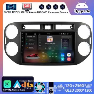 VW Tiguan 5N (2007–2016) Android Autoradio Upgrade mit 2K QLED Display