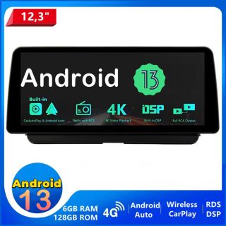 12,3" Android 14.0 Autoradio Multimedia Player GPS Navigationssystem Car Stereo für Toyota Corolla (2018-2022)-1