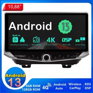 Jeep Wrangler JL (ab 2018) Android Radio mit Rückfahrkamera CarPlay DAB-1