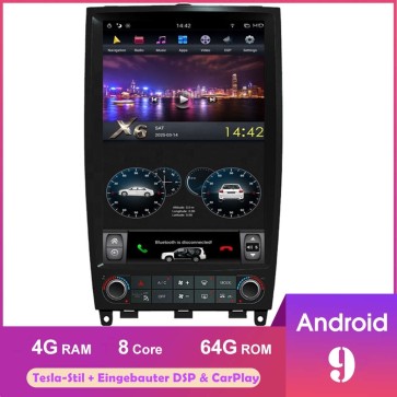 12,1" Tesla-Stil Android 9.0 Autoradio DVD Player GPS Navigation für Infiniti QX50 (2014-2019)-1