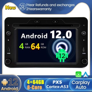 Android 12 Autoradio DVD Player GPS Navigation Speziell für Alfa Romeo 159 (Ab 2005)-1