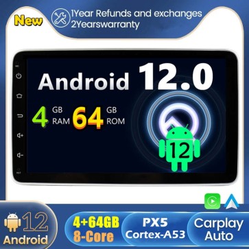 Android 12 Autoradio DVD Player GPS Navigation Speziell für Fiat Tipo (2019-2022)-1
