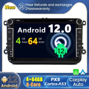 Android 12 Autoradio DVD Player GPS Navigation Speziell für VW Amarok (Ab 2010)-1