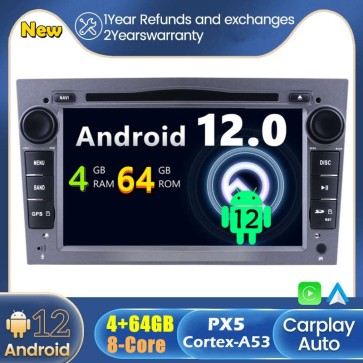 Android 12 Autoradio DVD Player GPS Navigation Speziell für Opel Zafira B (Ab 2005)-1