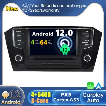 Android 12 Autoradio DVD Player GPS Navigation Speziell für VW Passat B8 (2015-2019)-1