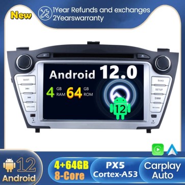 Android 12 Autoradio DVD Player GPS Navigation Speziell für Hyundai Tucson (2009-2015)-1