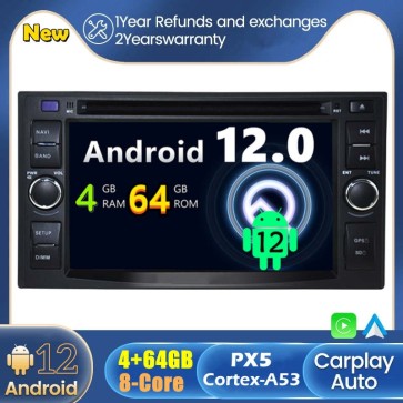 Android 12 Autoradio DVD Player GPS Navigation Speziell für Kia Rio (2005-2011)-1