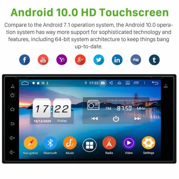 6,9" Android 10.0 Autoradio DVD Player GPS Navigation für Nissan Micra (2010-2015)-1