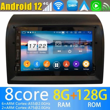 7" Android 12.0 Autoradio DVD Player GPS Navigation für Peugeot Boxer 2 (Ab 2006)-1