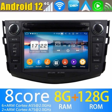 7" Android 12.0 Autoradio DVD Player GPS Navigation für Toyota RAV4 (2005-2012)-1