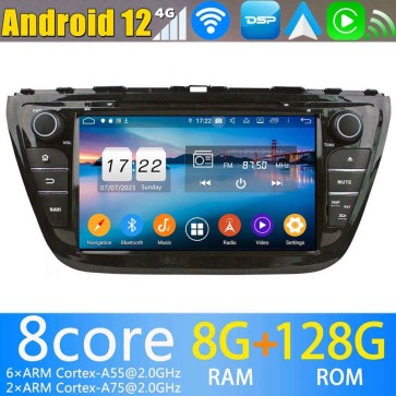 8" Android 12.0 Autoradio DVD Player GPS Navigation für Suzuki SX4 S-Cross (2013-2016)-1