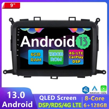 9" Android 13.0 Autoradio DVD Player GPS Navigation Stereo für Kia Carens (2013-2019)-1