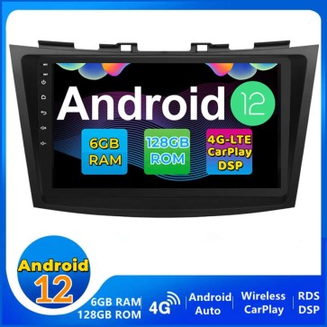 9" Android 12.0 Autoradio DVD Player GPS Navigation Stereo für Suzuki Swift 4 (Ab 2011)-1