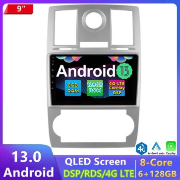 9" Android 13.0 Autoradio DVD Player GPS Navigation Stereo für Chrysler 300C (2004-2011)-1