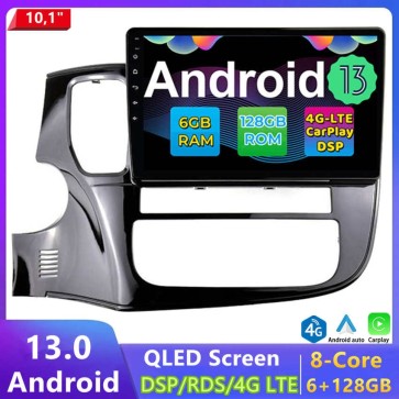 10" Android 13 Autoradio DVD Player GPS Navigation Stereo für Mitsubishi Outlander 3 (Ab 2012)-1